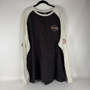 Vintage Harley-Davidson St. Louis Raglan Long Sleeve Tee - Men's XXL (26x29)